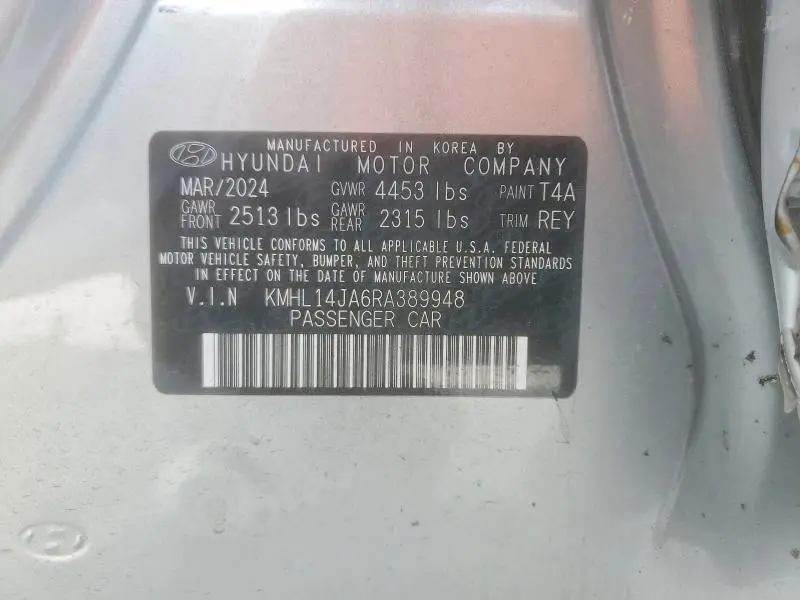 2024 HYUNDAI SONATA SEL  