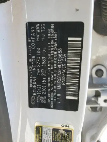 2021 HYUNDAI VENUE SEL  