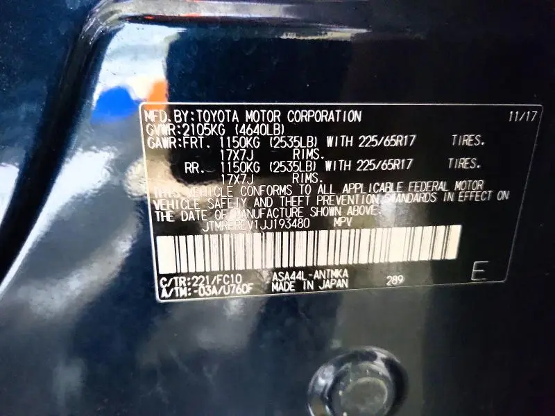 2018 TOYOTA RAV4 ADVENTURE  