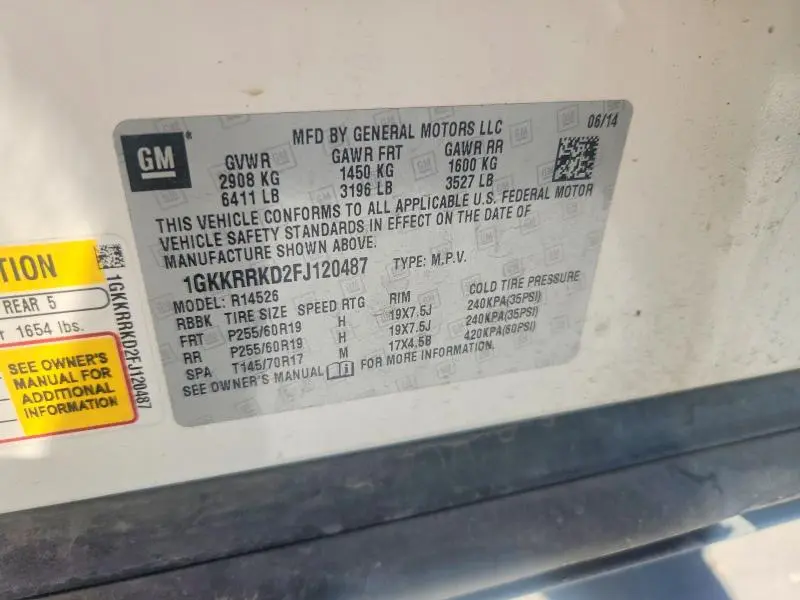 2015 GMC ACADIA SLT-1  