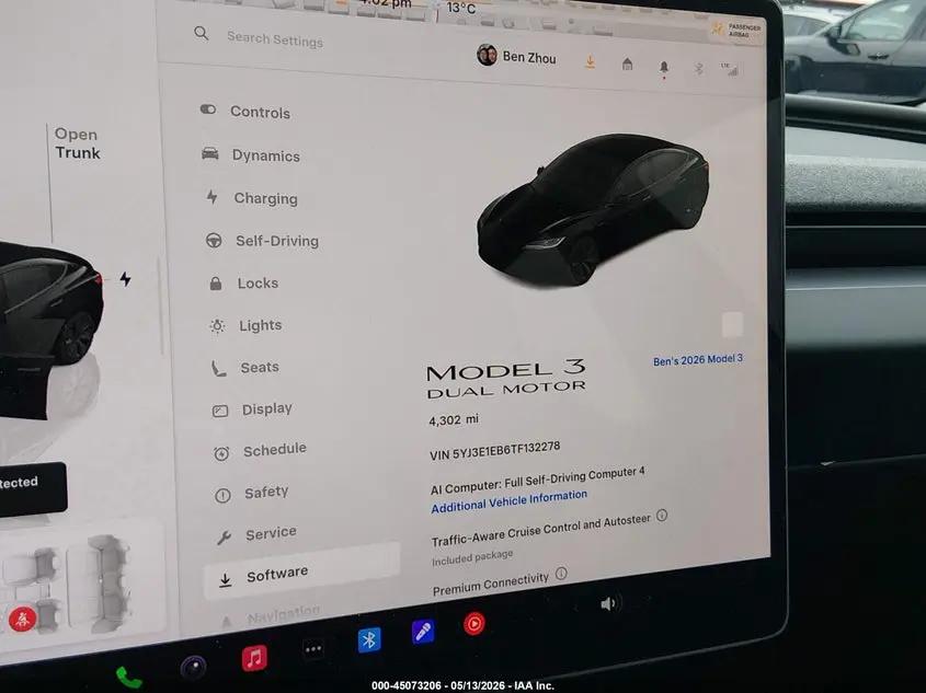 2026 TESLA MODEL 3 PREMIUM ALL-WHEEL DRIVE