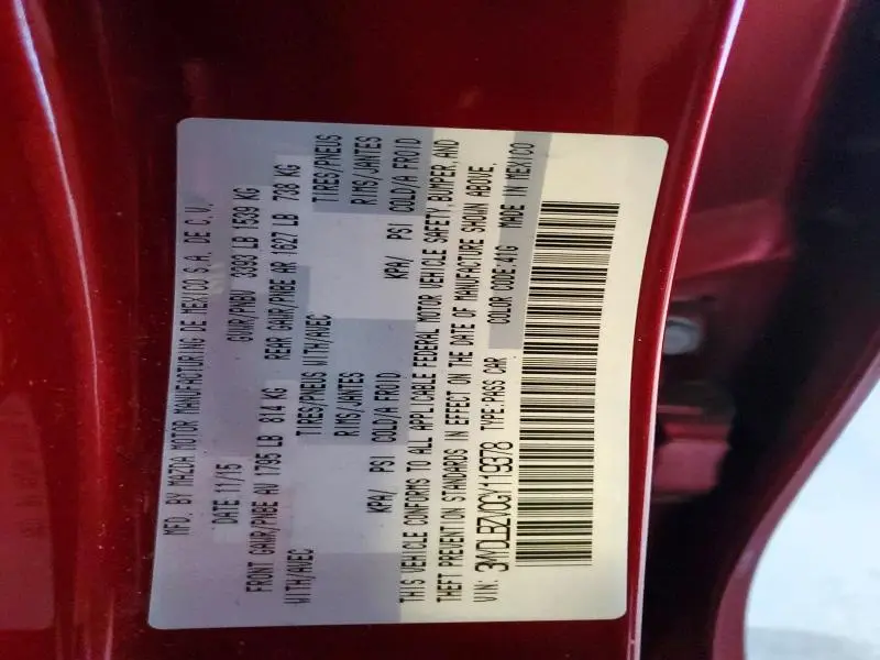 2016 SCION IA BASE  
