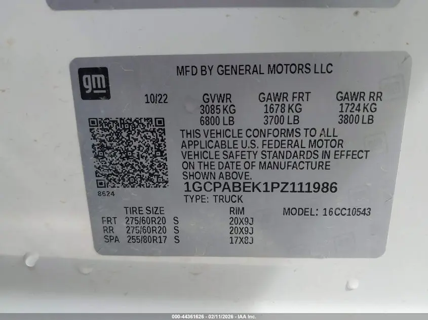 2023 CHEVROLET SILVERADO 1500 2WD  SHORT BED CUSTOM