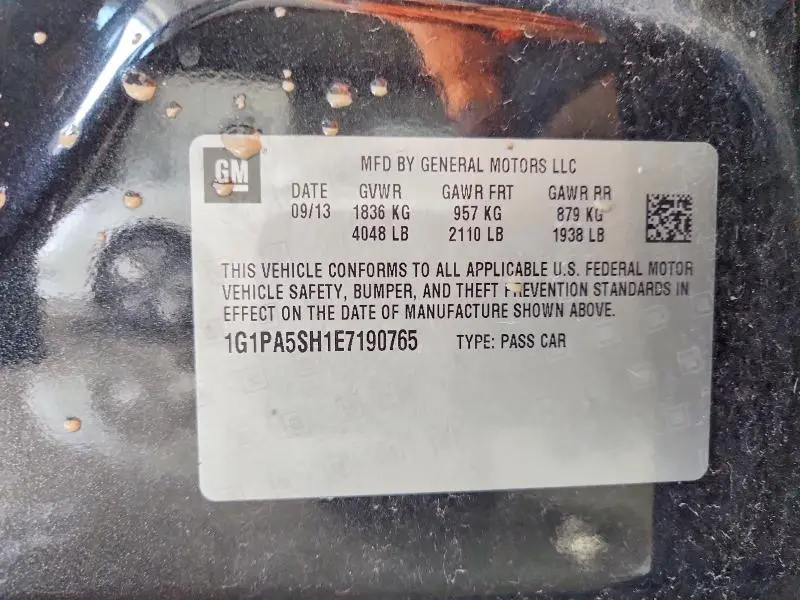 2014 CHEVROLET CRUZE LS  