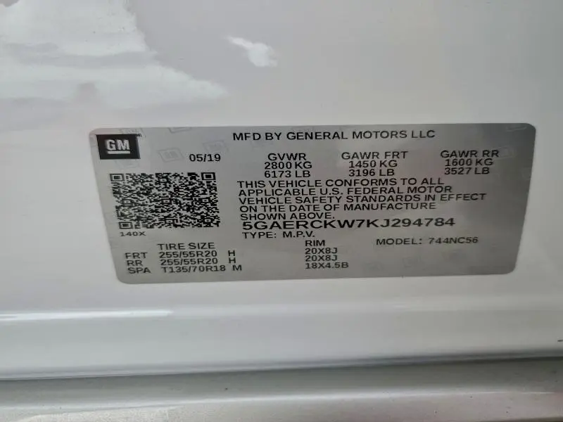 2019 BUICK ENCLAVE PREMIUM  