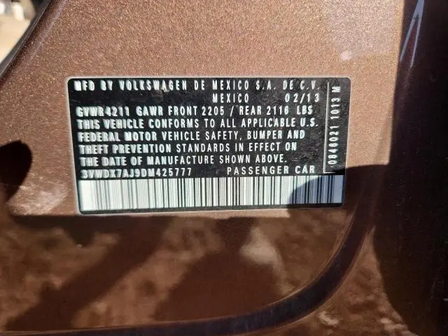 2013 VOLKSWAGEN JETTA SE  