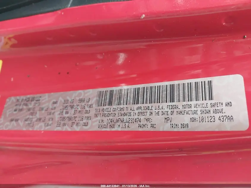 2018 JEEP WRANGLER UNLIMITED RUBICON 4X4