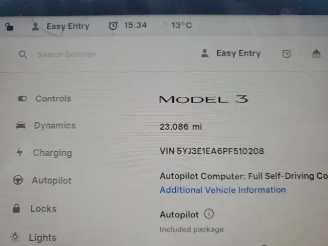 2023 TESLA MODEL 3   