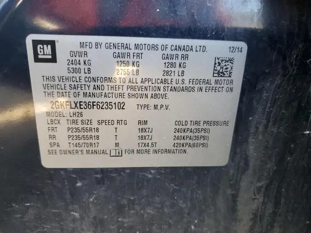 2015 GMC TERRAIN SLT  