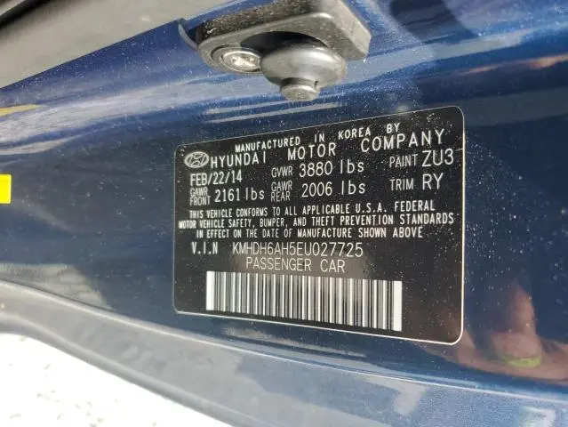 2014 HYUNDAI ELANTRA COUPE GS  