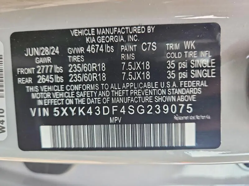 2025 KIA SPORTAGE SX  