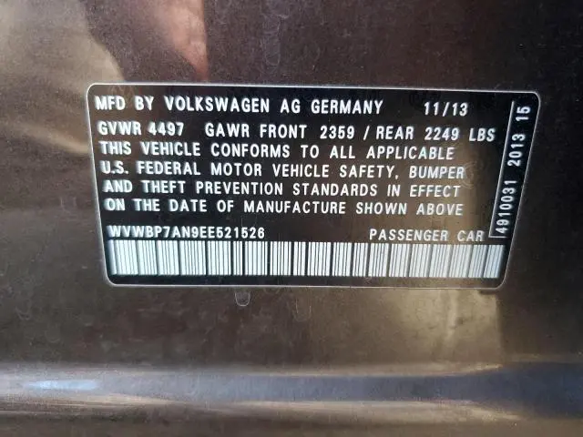 2014 VOLKSWAGEN CC SPORT  