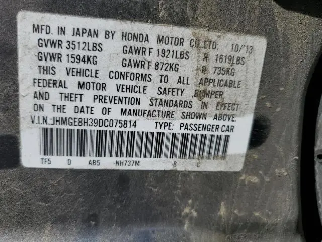 2013 HONDA FIT