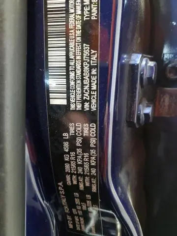 2019 JEEP RENEGADE SPORT  