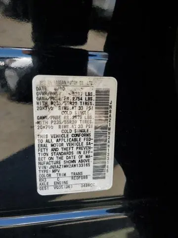 2010 NISSAN MURANO S  