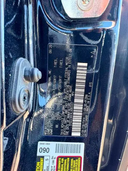 2020 TOYOTA SIENNA L  