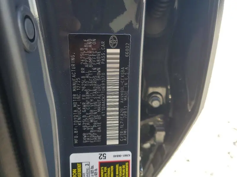 2026 TOYOTA CAMRY SE  