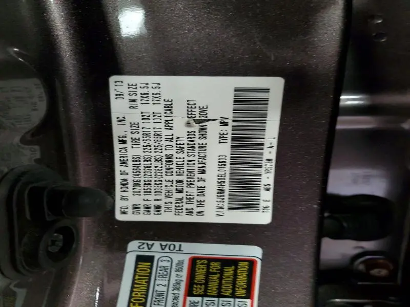 2014 HONDA CR-V EX  