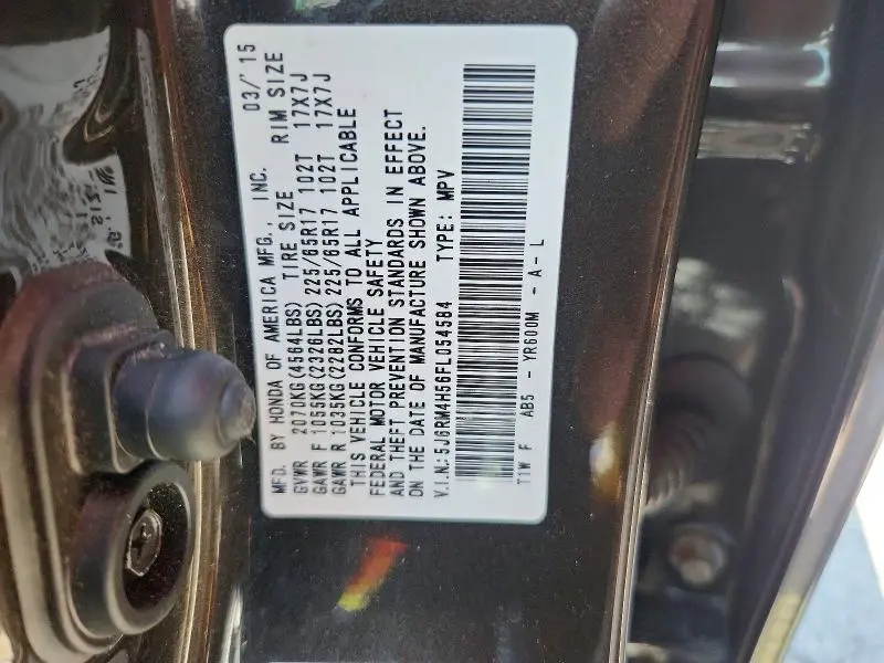 2015 HONDA CR-V EX  