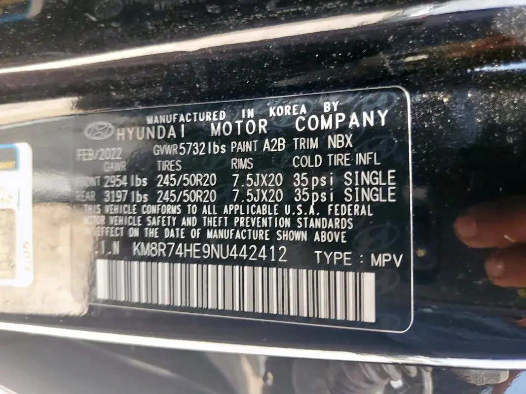 2022 HYUNDAI PALISADE CALLIGRAPHY  