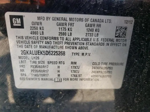 2013 GMC TERRAIN SLT  