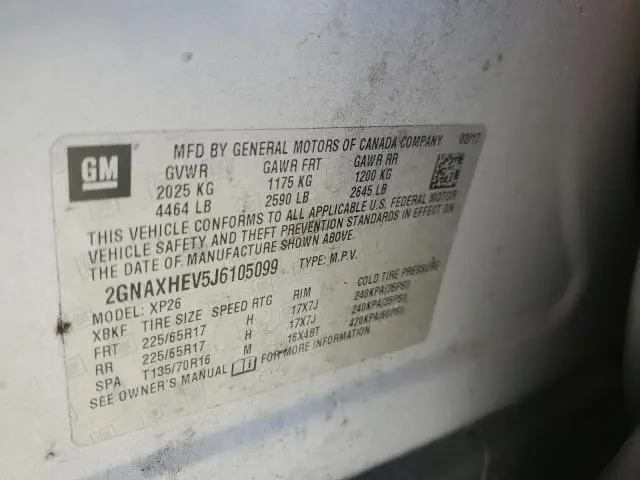 2018 CHEVROLET EQUINOX LS  