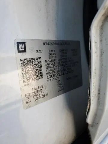2018 CHEVROLET COLORADO LT  