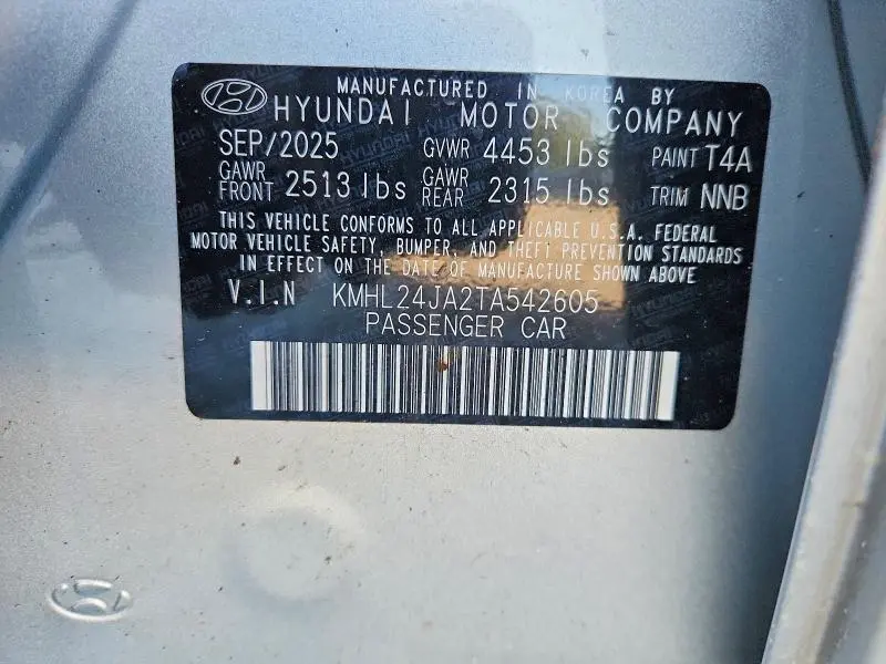 2026 HYUNDAI SONATA SE  
