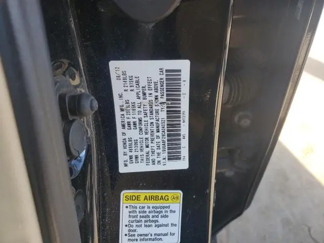 2012 ACURA TL   