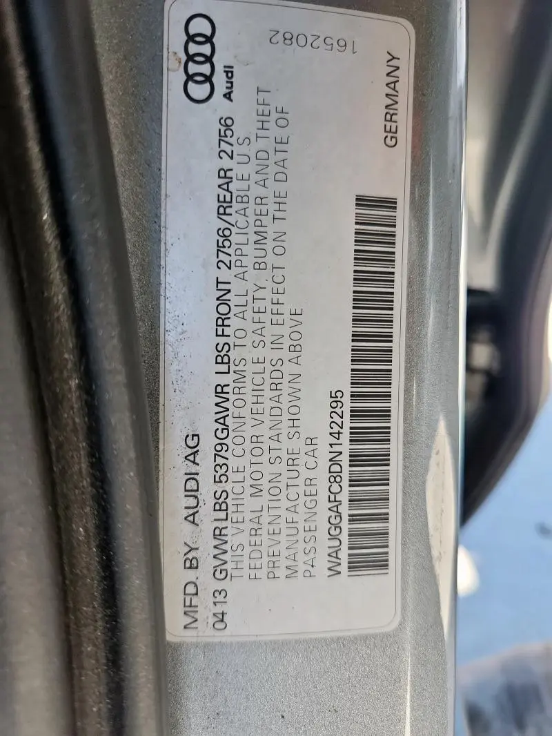 2013 AUDI A6 PREMIUM PLUS  