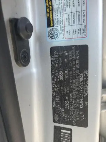 2011 KIA FORTE EX  
