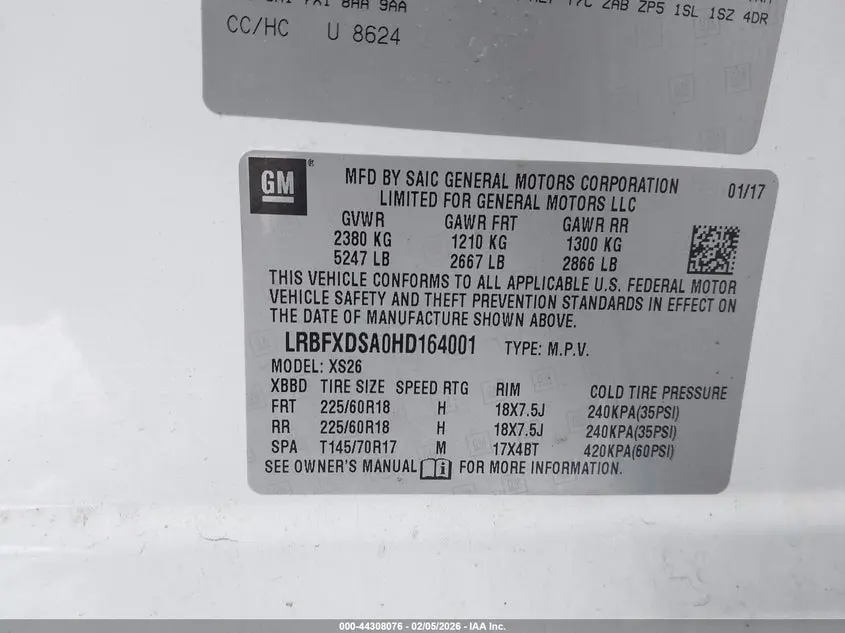 2017 BUICK ENVISION ESSENCE