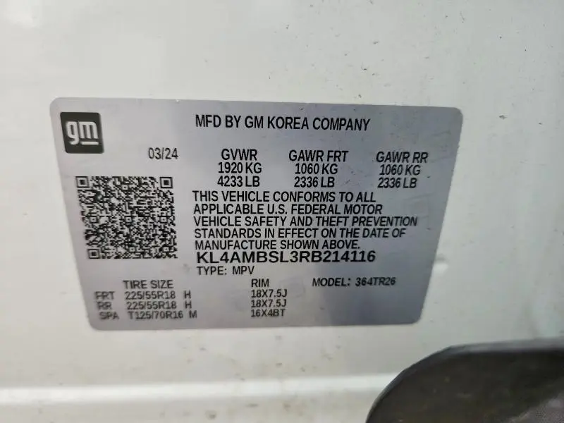 2024 BUICK ENCORE GX PREFERRED  