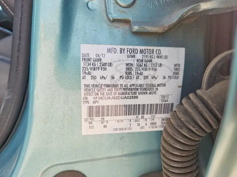 2013 FORD ESCAPE TITANIUM  