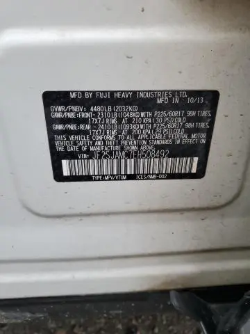 2014 SUBARU FORESTER   