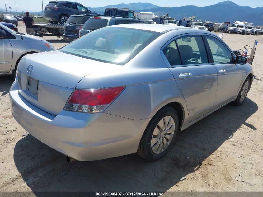 2010 HONDA ACCORD 2.4 LX