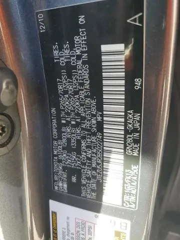 2011 TOYOTA 4RUNNER SR5  