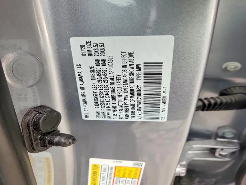 2020 HONDA PASSPORT ELITE  