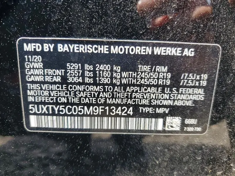 2021 BMW X3 XDRIVE30I  