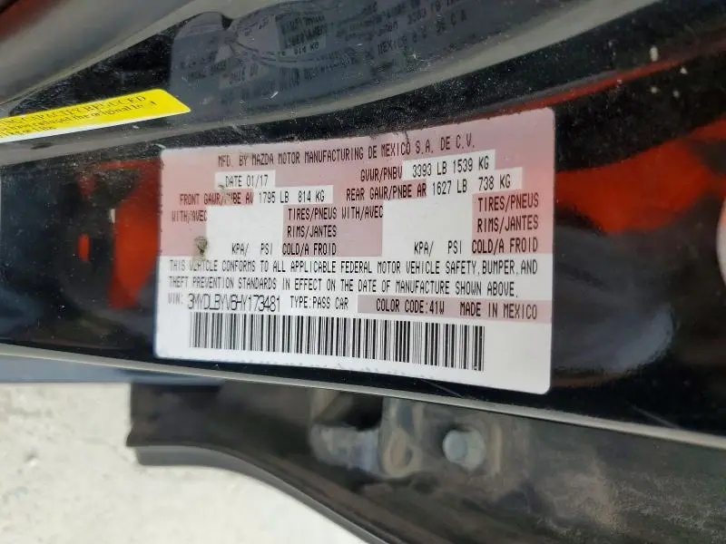 2017 TOYOTA YARIS IA BASE  