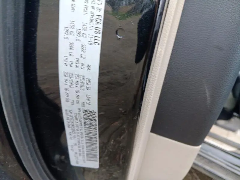 2019 CHRYSLER PACIFICA HYBRID LIMITED  