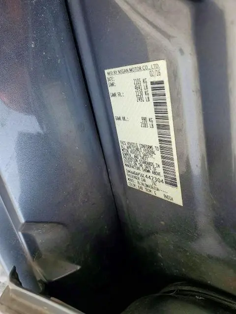 2016 NISSAN MAXIMA 3.5S  