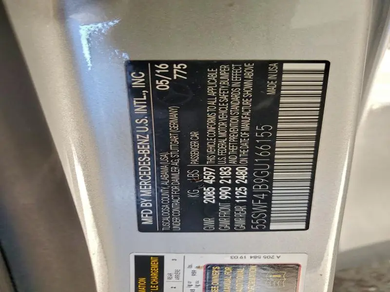 2016 MERCEDES-BENZ C 300  