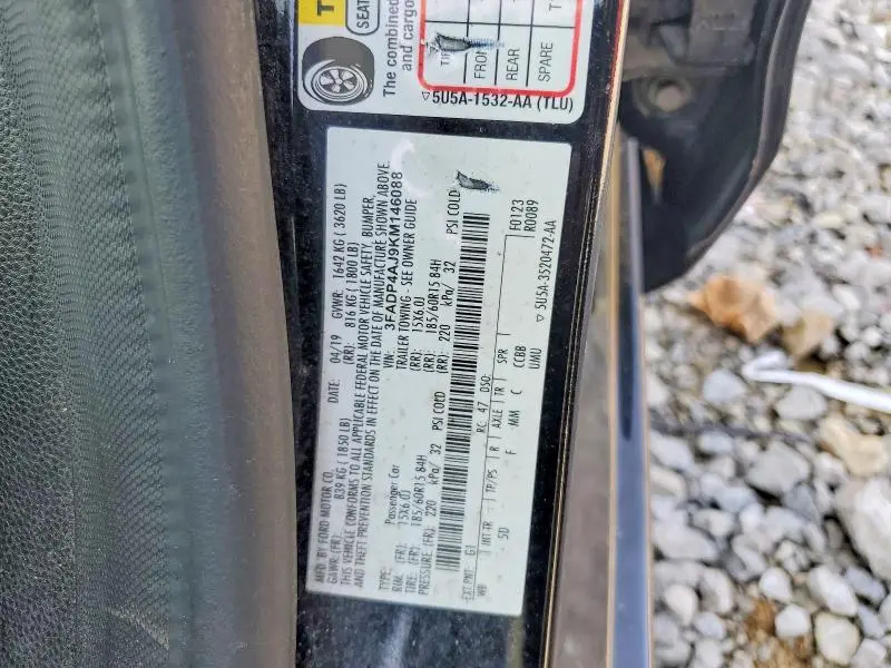 2019 FORD FIESTA S  