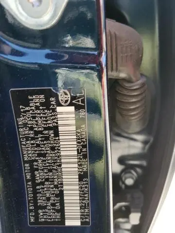 2017 TOYOTA COROLLA L  