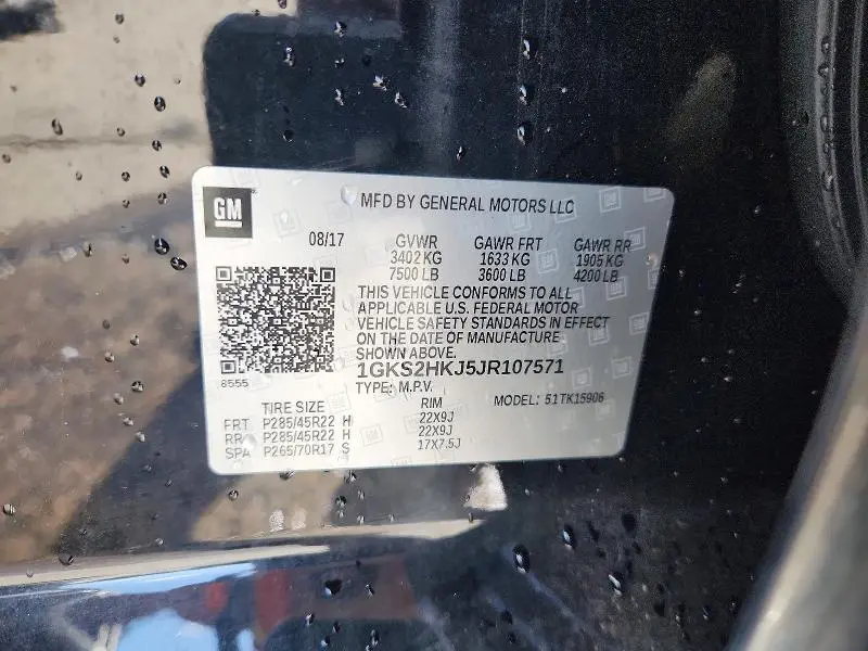 2018 GMC YUKON XL DENALI  