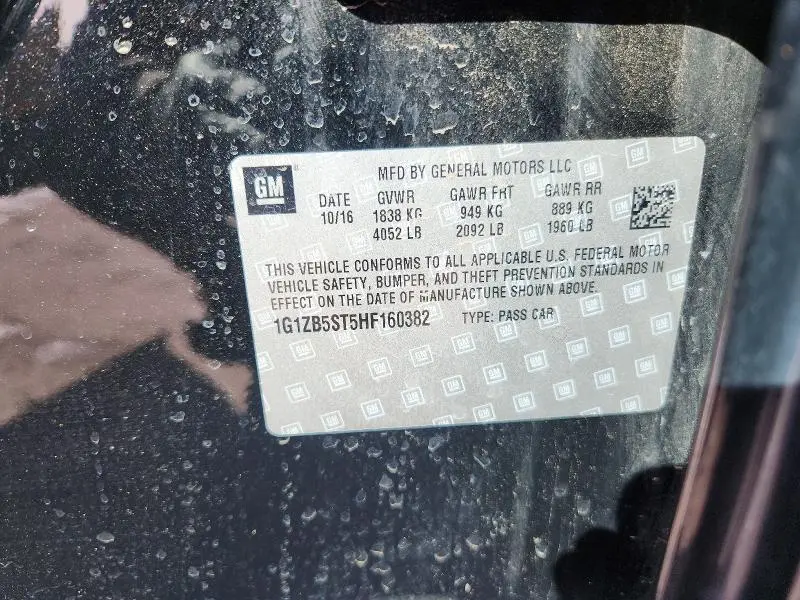 2017 CHEVROLET MALIBU LS  