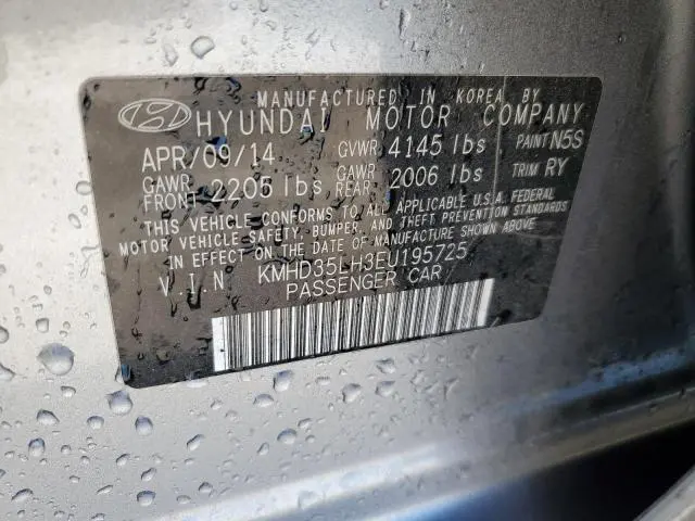 2014 HYUNDAI ELANTRA GT   