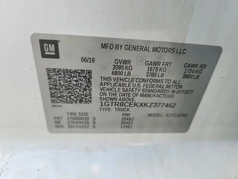 2019 GMC SIERRA C1500 ELEVATION  