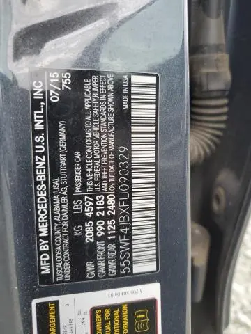 2015 MERCEDES-BENZ C 300  